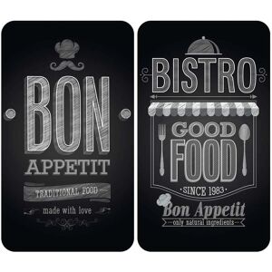 WENKO Bon Appetit Keuken Snijplank van glas - Herdabdeckplatte WENKO Bon Appetit Keuken Snijplank van glas - Herdabdeckplatte