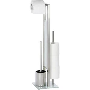 Support pour Papier Toilette et Brosse Rivalta - Acier inoxydable - Publicité Support pour Papier Toilette et Brosse Rivalta - Acier inoxydable - Publicité
