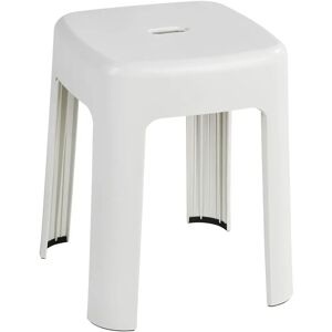 Taburete de baño WENKO Alaska - Estable, Soporta 120kg, Antideslizante, Blanco Taburete de baño WENKO Alaska - Estable, Soporta 120kg, Antideslizante, Blanco