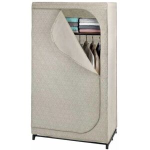 WENKO Tragbarer Kleiderschrank Taupe - Kleiderorganizer WENKO Tragbarer Kleiderschrank Taupe - Kleiderorganizer
