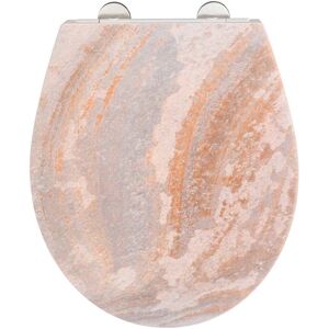WENKO Mehrfarbiger WC-Sitz - Relief, Duroplast, Easy-Close WENKO Mehrfarbiger WC-Sitz - Relief, Duroplast, Easy-Close