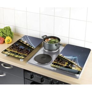 WENKO Brooklyn Bridge Cutting Board - Universal, Tempered Glass, 30 x 52 cm WENKO Brooklyn Bridge Cutting Board - Universal, Tempered Glass, 30 x 52 cm