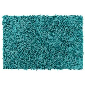 WENKO Chenille Verde Tapete de Banho - Antiderrapante, Absorvente, 50x80cm WENKO Chenille Verde Tapete de Banho - Antiderrapante, Absorvente, 50x80cm