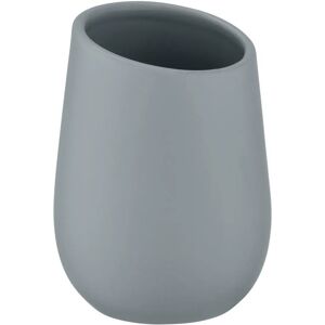 Wenko Grauer Keramik-Zahnbürstenhalter - Badezimmerzubehör Wenko Grauer Keramik-Zahnbürstenhalter - Badezimmerzubehör