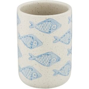 Wenko Aquamarin Toothbrush Holder - Ceramic Bathroom Accessory Wenko Aquamarin Toothbrush Holder - Ceramic Bathroom Accessory