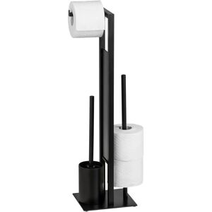 WENKO Rivalta Toilet Brush Holder - Black WENKO Rivalta Toilet Brush Holder - Black