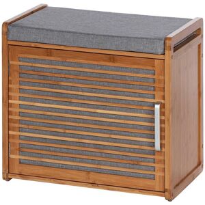 WENKO Bahari Schuhbank - Schuhaufbewahrung, Bambus & Polyester WENKO Bahari Schuhbank - Schuhaufbewahrung, Bambus & Polyester