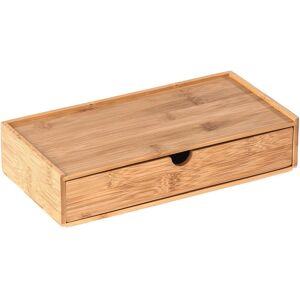 WENKO Bambus Badezimmer Aufbewahrung - Beige - Badschrank WENKO Bambus Badezimmer Aufbewahrung - Beige - Badschrank