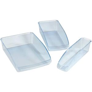 Wenko Set aus 3 Kühlschrankorganisatoren - Transparent Wenko Set aus 3 Kühlschrankorganisatoren - Transparent