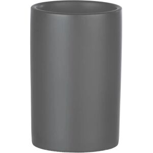 Acessórios de banheiro WENKO Polaris - Suporte de escova de dentes de cerâmica cinza Acessórios de banheiro WENKO Polaris - Suporte de escova de dentes de cerâmica cinza