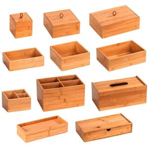 WENKO Storage Box - Bamboo, Beige - Storage Box WENKO Storage Box - Bamboo, Beige - Storage Box