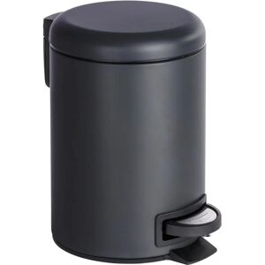 WENKO Waste Container - 3L Pedal Bin - Black WENKO Waste Container - 3L Pedal Bin - Black