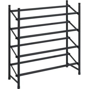 WENKO Hero Adjustable Shoe Rack - Black WENKO Hero Adjustable Shoe Rack - Black
