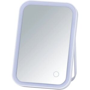 Miroir cosmétique LED WENKO Arizona - 12x15,5cm Blanc - Publicité Miroir cosmétique LED WENKO Arizona - 12x15,5cm Blanc - Publicité