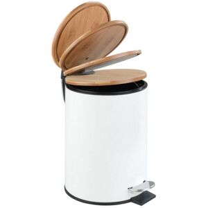 WENKO Brand Model Tortona Stainless Steel Pedal Waste Bin - Bathroom Kitchen Toilet WENKO Brand Model Tortona Stainless Steel Pedal Waste Bin - Bathroom Kitchen Toilet