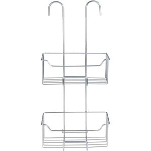 WENKO Milo Étagère Murale Salle de Bain - Argent - Publicité WENKO Milo Étagère Murale Salle de Bain - Argent - Publicité