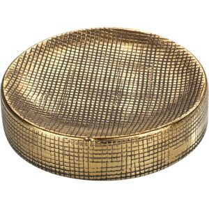 WENKO Ceramic Soap Dispenser - Rivara Gold - Bathroom Accessory WENKO Ceramic Soap Dispenser - Rivara Gold - Bathroom Accessory