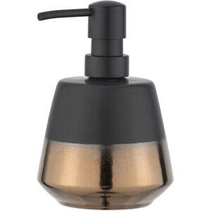 Distributore di sapone in ceramica WENKO Brandol - Oro/Nero - Accessorio bagno Distributore di sapone in ceramica WENKO Brandol - Oro/Nero - Accessorio bagno