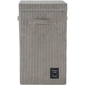 WENKO Cora Laundry Basket - 63L Gray WENKO Cora Laundry Basket - 63L Gray