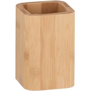 Wenko Bamboo Toothbrush Holder - Modern Bathroom Accessory Wenko Bamboo Toothbrush Holder - Modern Bathroom Accessory