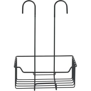 WENKO Milo Bathroom Shelf - Stainless Steel, Black - 25x14x36cm - Bathroom Storage WENKO Milo Bathroom Shelf - Stainless Steel, Black - 25x14x36cm - Bathroom Storage