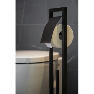 WENKO Bambusa Toilet Brush & Holder - Stable Steel, Black, 72.5cm WENKO Bambusa Toilet Brush & Holder - Stable Steel, Black, 72.5cm