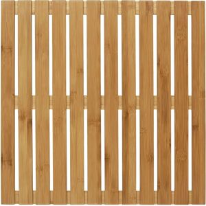Wenko Bambusbodenmatte - 50x50cm Innen/Außen Rutschfest Wenko Bambusbodenmatte - 50x50cm Innen/Außen Rutschfest
