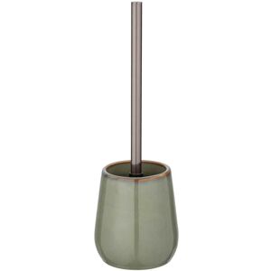 Cepillo y Soporte para Inodoro WENKO - Cerámica Verde - Accesorio Elegante y Compacto Cepillo y Soporte para Inodoro WENKO - Cerámica Verde - Accesorio Elegante y Compacto