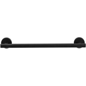 WENKO Bosio Wall-mounted Towel Holder - Black Stainless Steel WENKO Bosio Wall-mounted Towel Holder - Black Stainless Steel