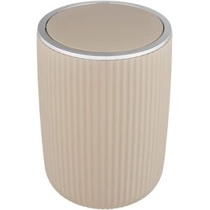 WENKO Agropoli Beige Mülleimer - 5,5L Badabfalle WENKO Agropoli Beige Mülleimer - 5,5L Badabfalle