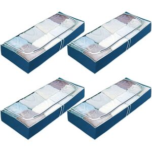 WENKO Air Unterbettkommode - 4 blaue Boxen WENKO Air Unterbettkommode - 4 blaue Boxen
