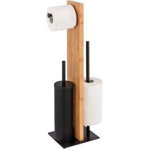 WENKO Lesina Toilet Set - 3-in-1 Bamboo Bathroom Organizer WENKO Lesina Toilet Set - 3-in-1 Bamboo Bathroom Organizer