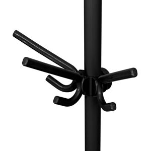 WENKO Clothes Storage System - Black, Adjustable, 2 Hooks WENKO Clothes Storage System - Black, Adjustable, 2 Hooks