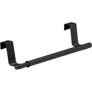 Wenko Black Extensible Stainless Steel Towel Rack - Bathroom & Kitchen Wenko Black Extensible Stainless Steel Towel Rack - Bathroom & Kitchen