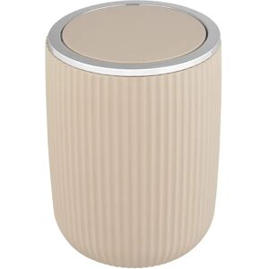 Wenko - Mini Bathroom Trash Bin Agropoli - 2L - Beige Wenko - Mini Bathroom Trash Bin Agropoli - 2L - Beige