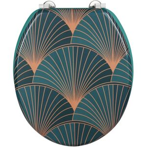 WENKO Aira Toiletzitting - Multicolor Art Deco Design WENKO Aira Toiletzitting - Multicolor Art Deco Design