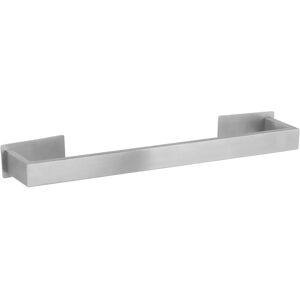 WENKO Genova Silver Matte Towel Bar - Bathroom Accessory WENKO Genova Silver Matte Towel Bar - Bathroom Accessory