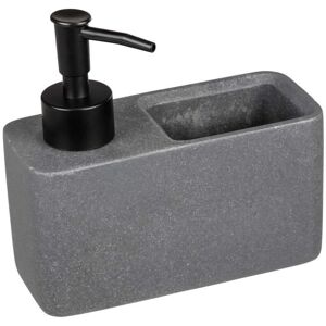 WENKO Soap Dispenser - 0.15L, Black, Grey - Kitchen & Bathroom WENKO Soap Dispenser - 0.15L, Black, Grey - Kitchen & Bathroom