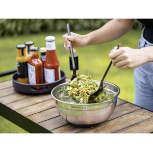 Zestaw do serwowania sałatek Wenko Black Outdoor Kitchen - 2 sztuki, Stal nierdzewna, Czarny Zestaw do serwowania sałatek Wenko Black Outdoor Kitchen - 2 sztuki, Stal nierdzewna, Czarny