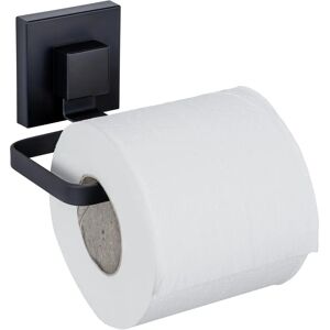 WENKO Vacuum-Loc Modelo Quadro Portarrollos - Acero inoxidable, negro WENKO Vacuum-Loc Modelo Quadro Portarrollos - Acero inoxidable, negro