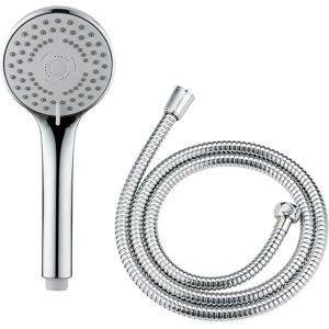 WENKO Basic Line Duschkopf-Set - 5 Strahlarten, Silber WENKO Basic Line Duschkopf-Set - 5 Strahlarten, Silber