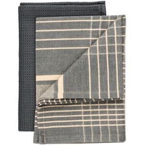 WENKO Tito kitchen towel - Grey - 45x65 cm - Kitchen towel WENKO Tito kitchen towel - Grey - 45x65 cm - Kitchen towel