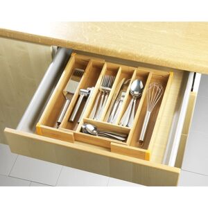 WENKO Bambus Erweiterbares Besteckkasten - Schubladeneinsatz WENKO Bambus Erweiterbares Besteckkasten - Schubladeneinsatz
