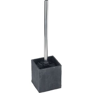WENKO Slate Rock Toilet Brush & Holder - Toilet Brush & Holder Set WENKO Slate Rock Toilet Brush & Holder - Toilet Brush & Holder Set