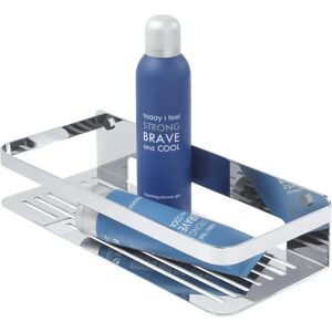 vidaXL Tiger Bathroom Basket Shower Rack Shelf Organiser Caddy Chrome Large - Bathroom Storage vidaXL Tiger Bathroom Basket Shower Rack Shelf Organiser Caddy Chrome Large - Bathroom Storage