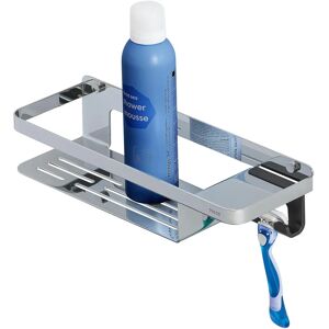 Tiger Silver Shower Caddy with Hooks - Bathroom Organizer Tiger Silver Shower Caddy with Hooks - Bathroom Organizer