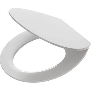 Asiento de inodoro Blade blanco de Tiger - Cierre suave, Duroplast, 37,2x44,7 cm Asiento de inodoro Blade blanco de Tiger - Cierre suave, Duroplast, 37,2x44,7 cm