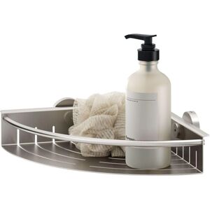 Tiger Boston Corner Shelf - Stainless Steel, Space-Saving, High Sides - Bathroom Accessory Tiger Boston Corner Shelf - Stainless Steel, Space-Saving, High Sides - Bathroom Accessory