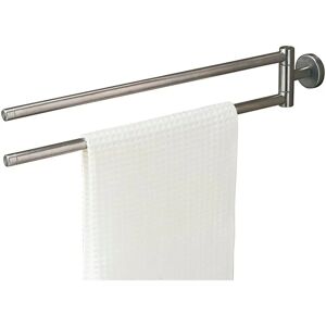 Tiger Boston Silver Towel Rack - Two Arms, 51 cm Tiger Boston Silver Towel Rack - Two Arms, 51 cm