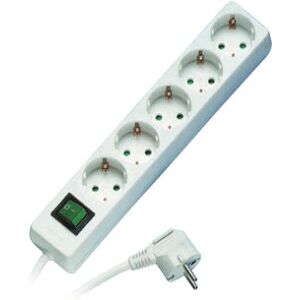 Vivanco EBLS3 W Verlängerung - 5 Steckdosen, Kindersicherung, 3m Kabel Vivanco EBLS3 W Verlängerung - 5 Steckdosen, Kindersicherung, 3m Kabel